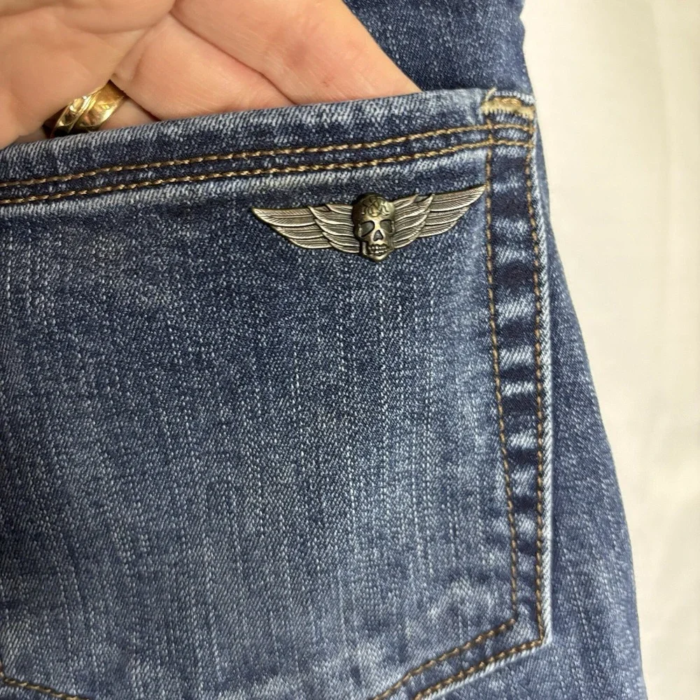 Rock and Republic Zipadeedooda Zip‎ Leg Jeans Size 6